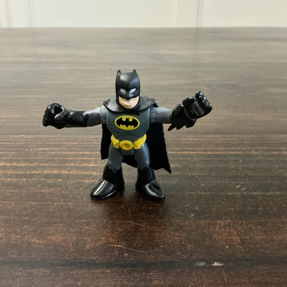 Fisher-Price Imaginext DC Super Friends Batman Figure Grey Black Suit 2013